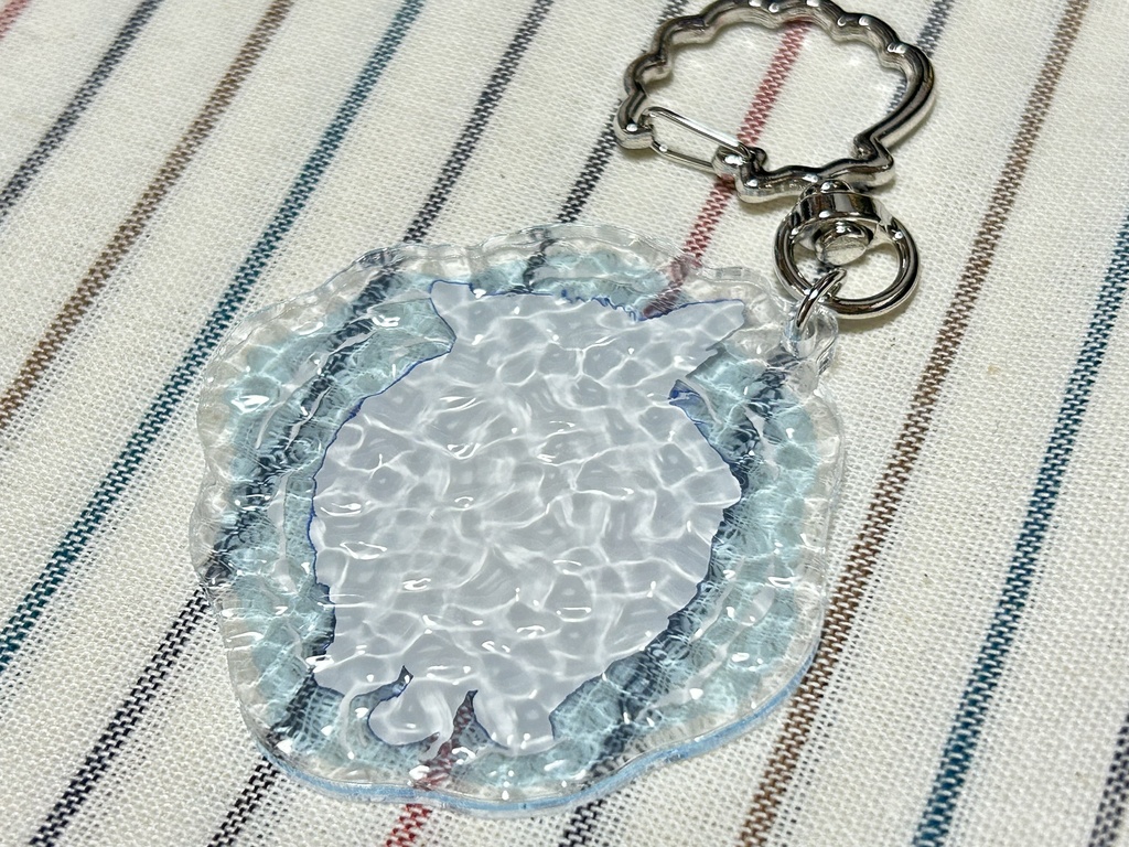 うきわアクリルキーホルダー