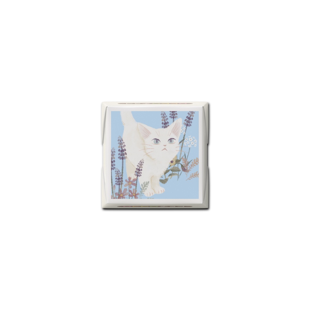 DECOチョコ「ねこと花々」