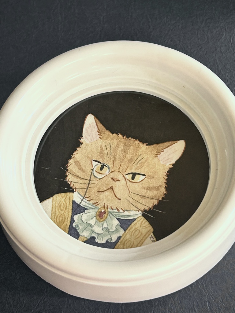 「高貴なる猫」ミニ原画