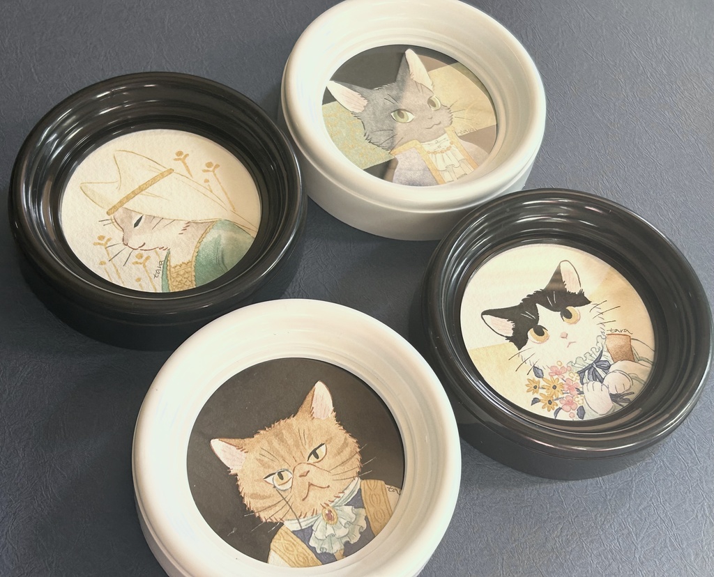 「高貴なる猫」ミニ原画