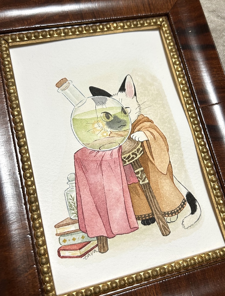 「見習い錬金術師」原画