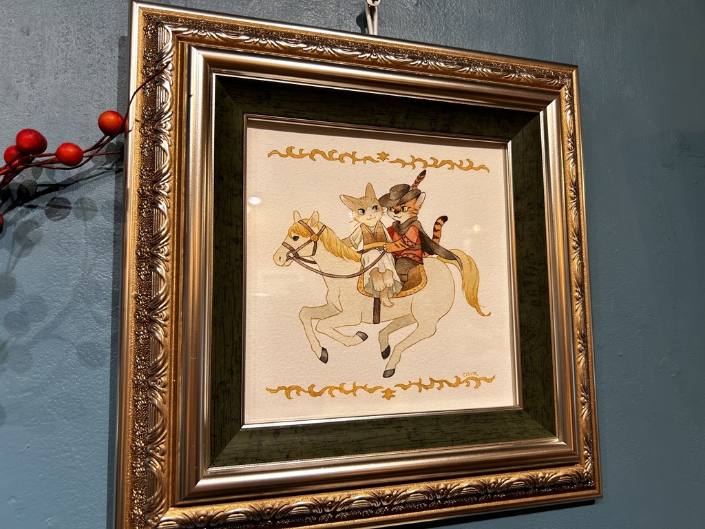 「風を切って」原画