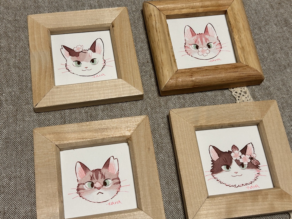 「さくらねこ」ミニ原画