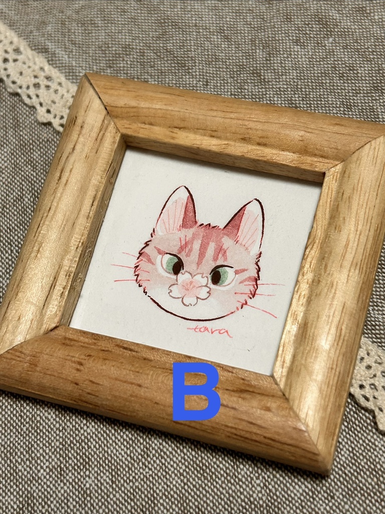 「さくらねこ」ミニ原画