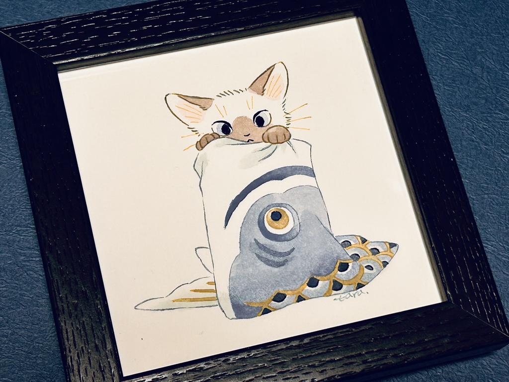 「おさかなのねぶくろ」原画