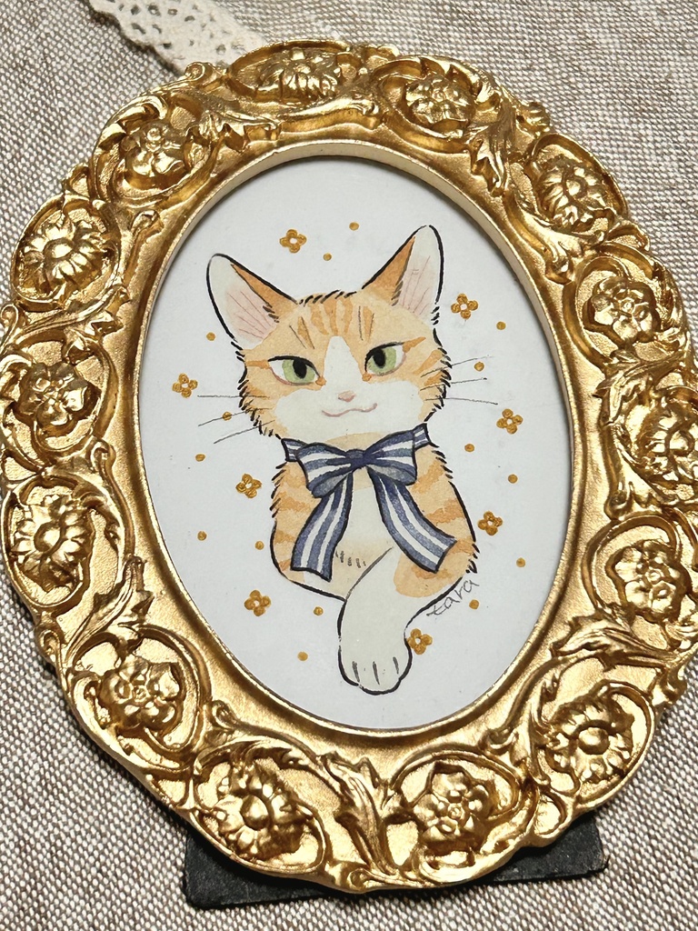 「マーマレードキャット」ミニ原画