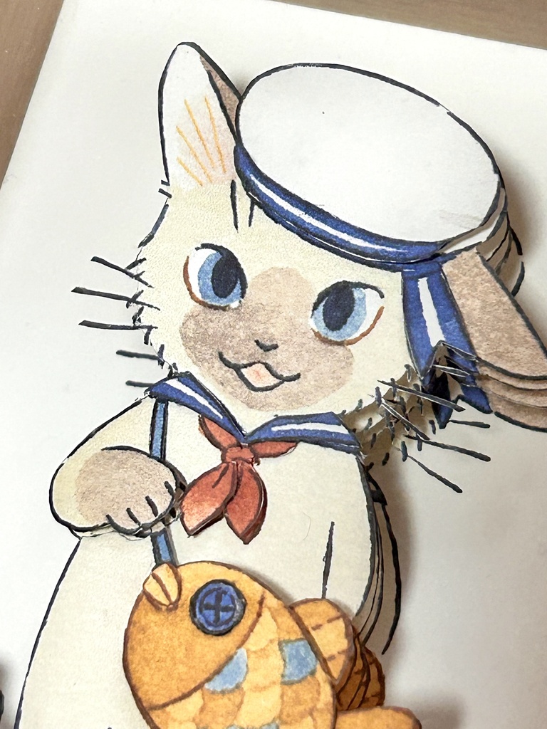 「水兵さん」ミニシャドウボックス