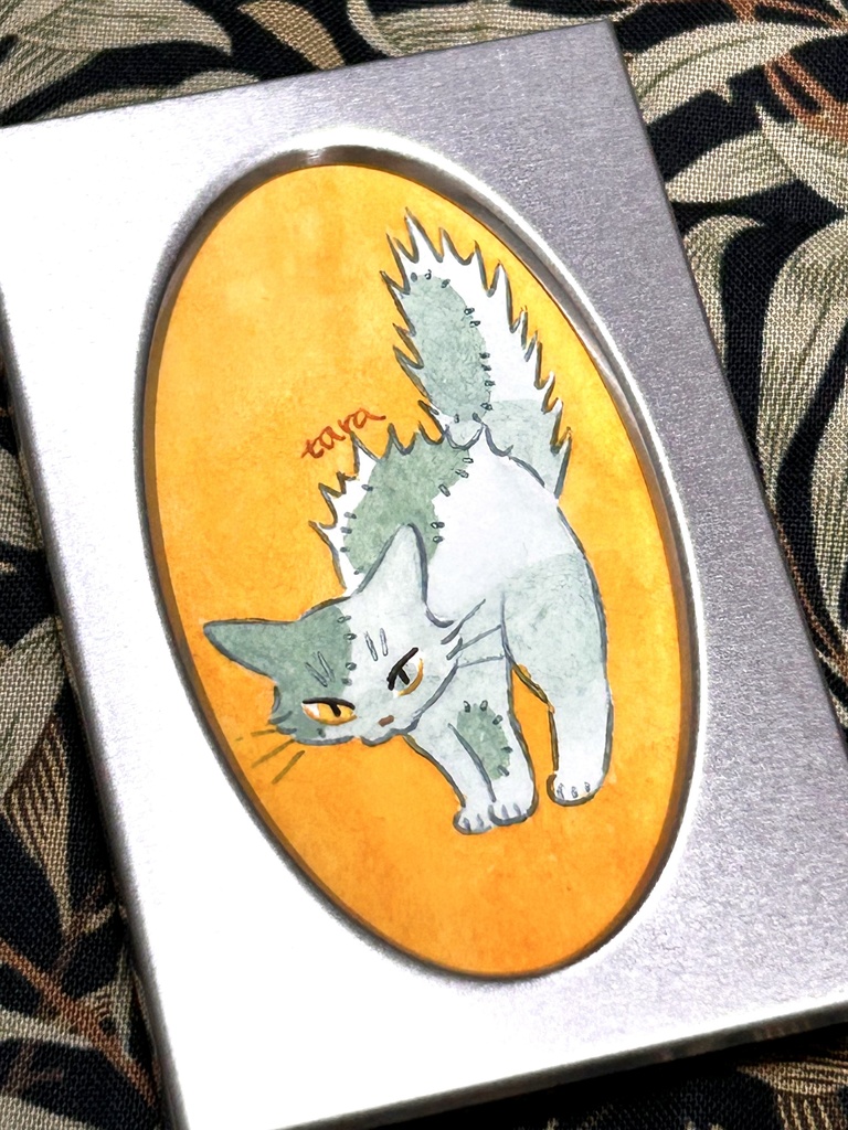 つぎはぎねこちゃんミニ原画