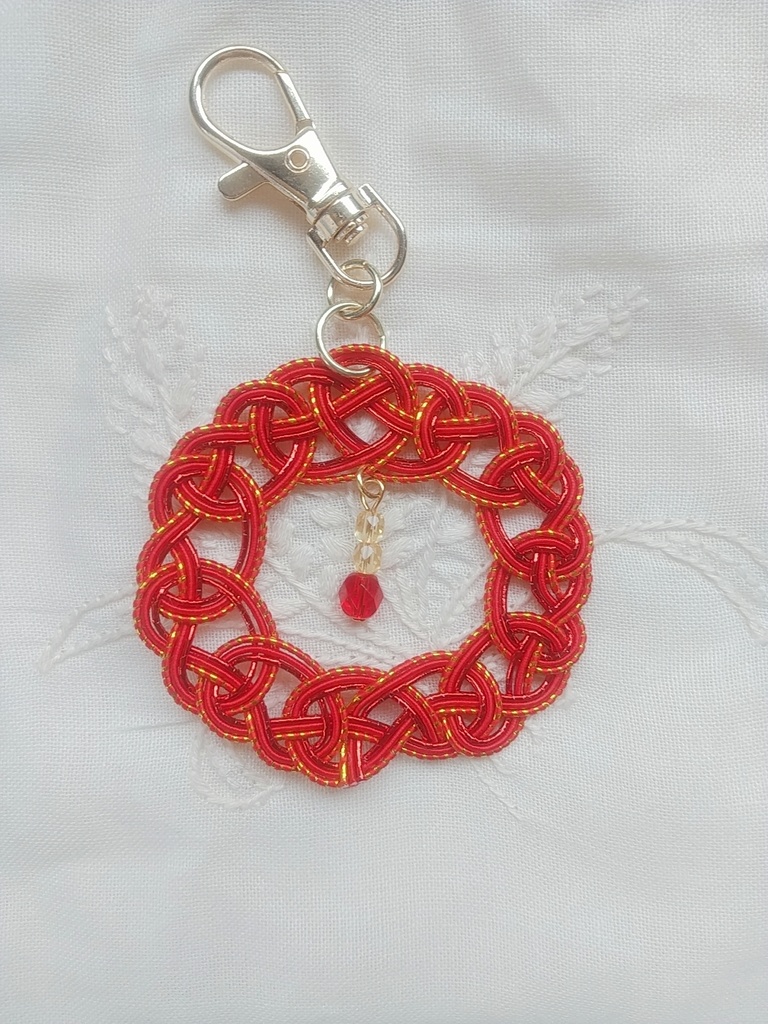 昇り炎天イメージ 水引キーホルダー