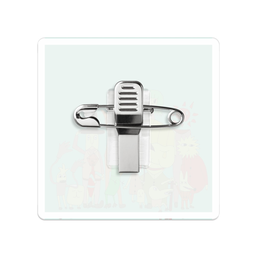 小人達のアクリルバッチ