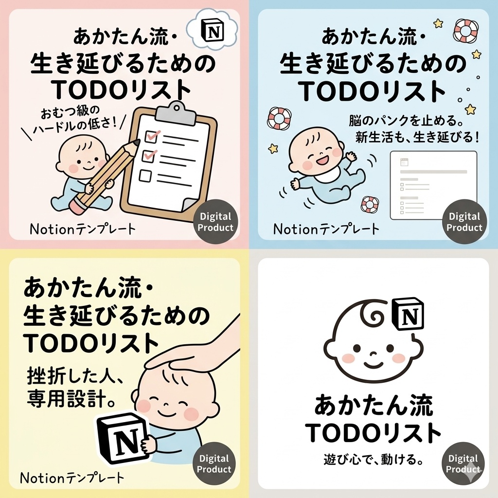 あかたん流・生き延びるためのTODOリスト✍️