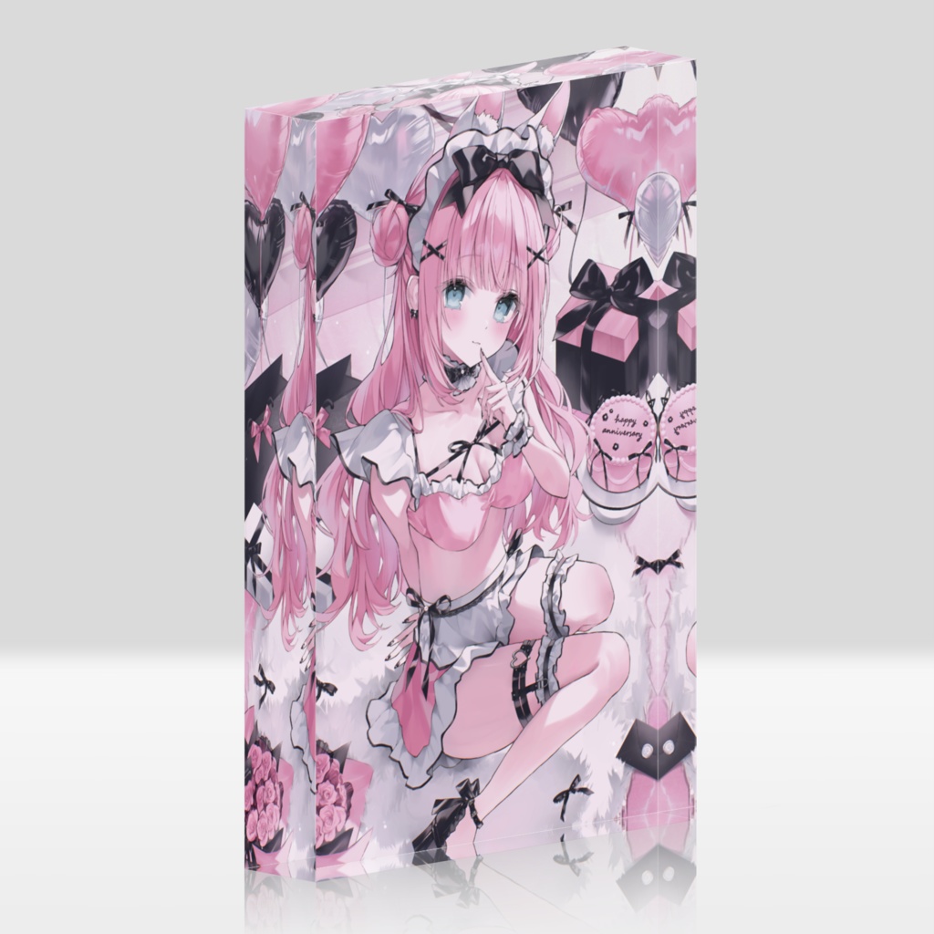 Acrylic Block (White)【Ririco's 3 year Anniversary】