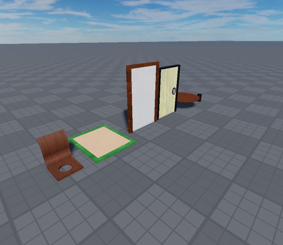 【ROBLOX向け】和室インテリアセット