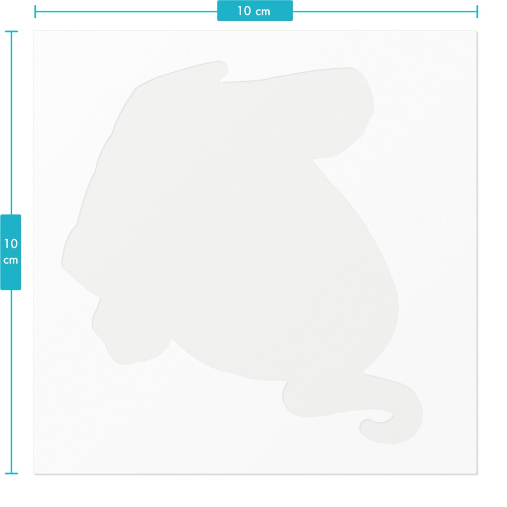 うらめしいぬがでたぞ~シール