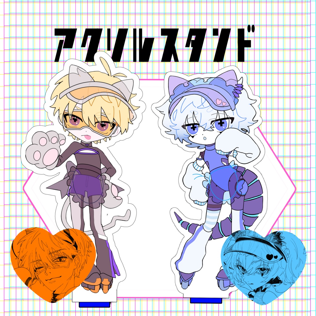 【tknkppオンリー】フレーム付きアクリルスタンド【非公式】