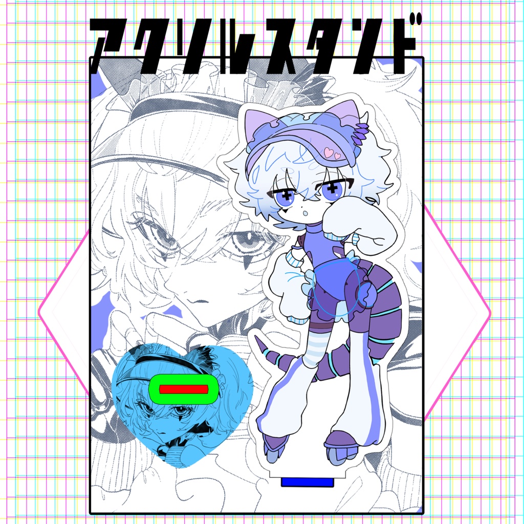 【tknkppオンリー】フレーム付きアクリルスタンド【非公式】