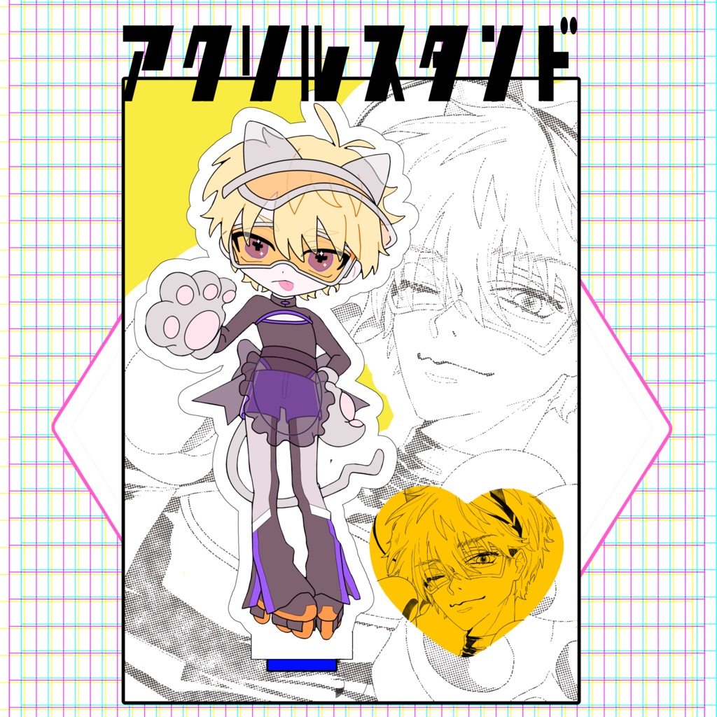 【tknkppオンリー】フレーム付きアクリルスタンド【非公式】