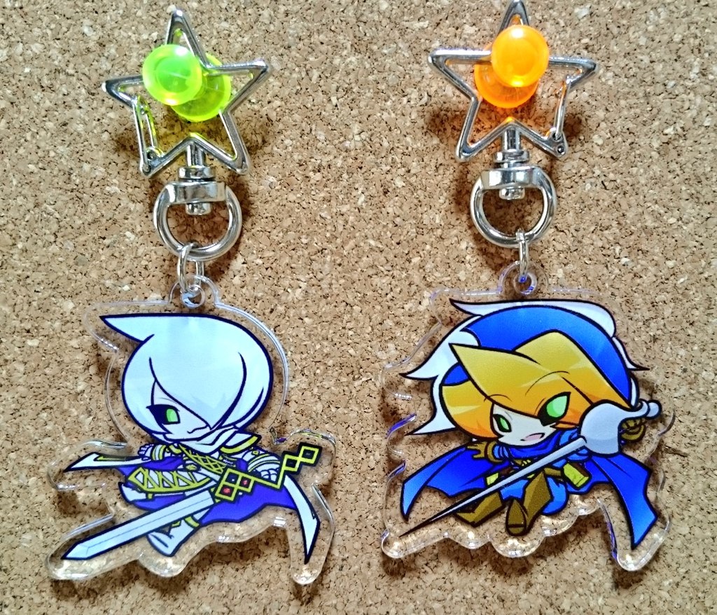 両面アクリルキーホルダー