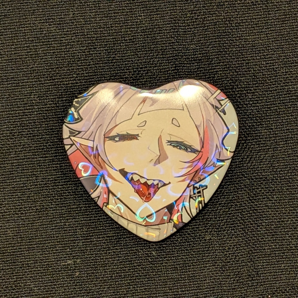 ハート缶バッチ/オクト