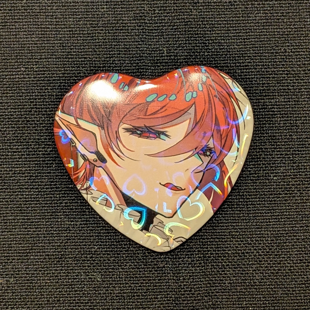 ハート缶バッチ/ジル