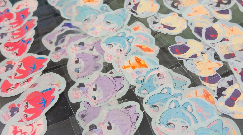 ステッカー/ジル，オクト，プルプ、サントムーン(星3)