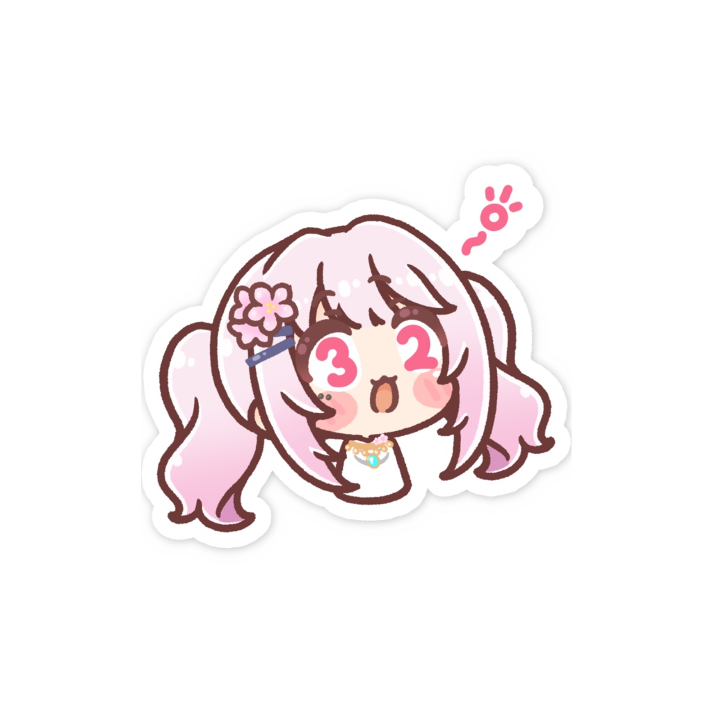 1周年記念 スマホステッカー