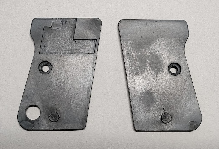 MKKコルト25オート モデルガン用 ブラックチェッカードグリップ