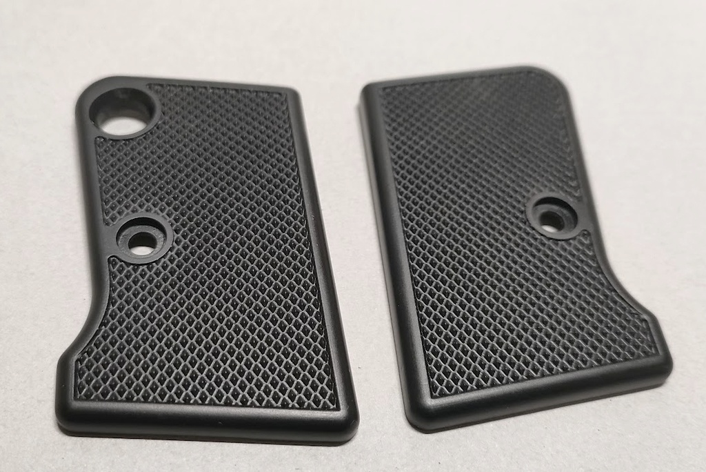 MKKコルト25オート モデルガン用 ブラックチェッカードグリップ