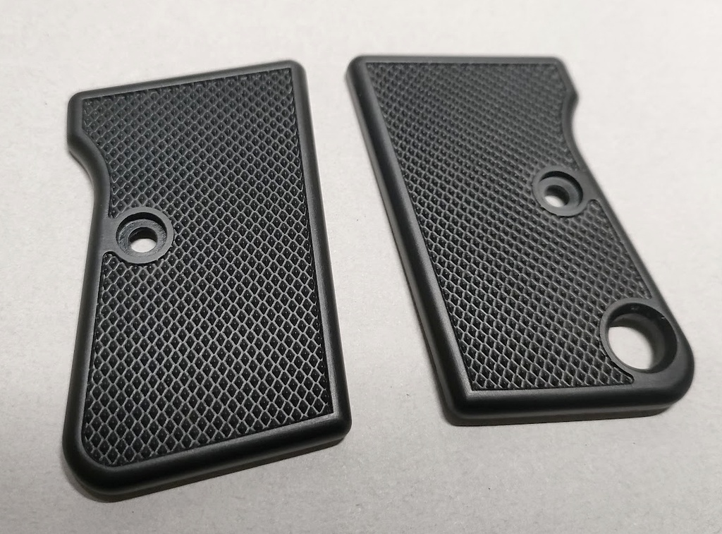 MKKコルト25オート モデルガン用 ブラックチェッカードグリップ