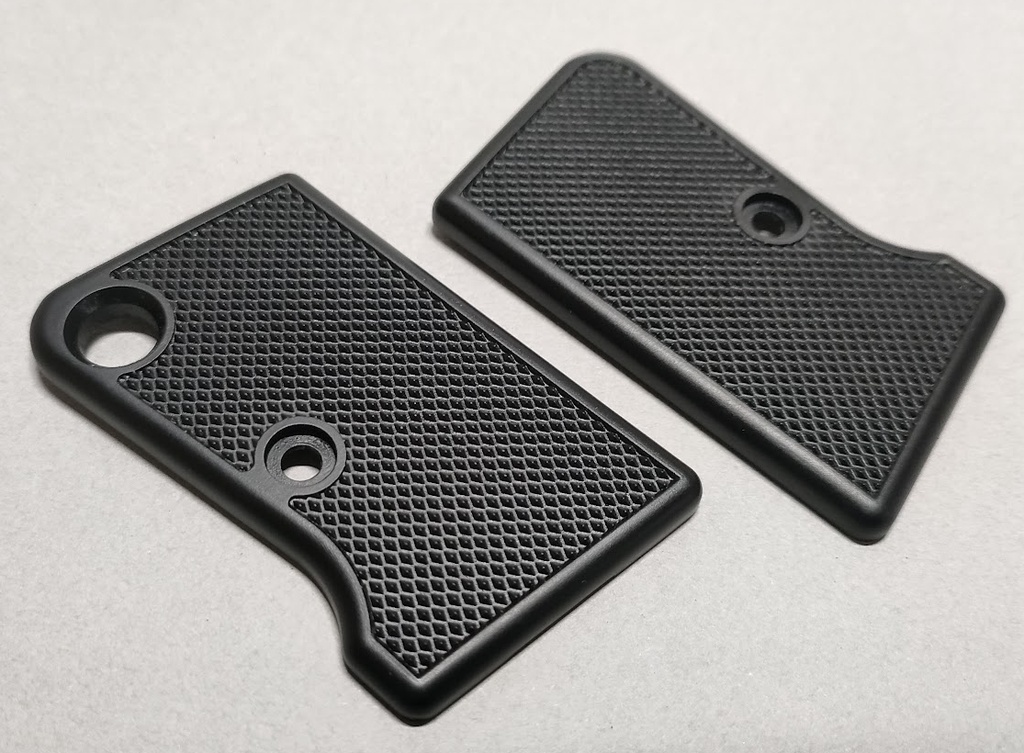 MKKコルト25オート モデルガン用 ブラックチェッカードグリップ