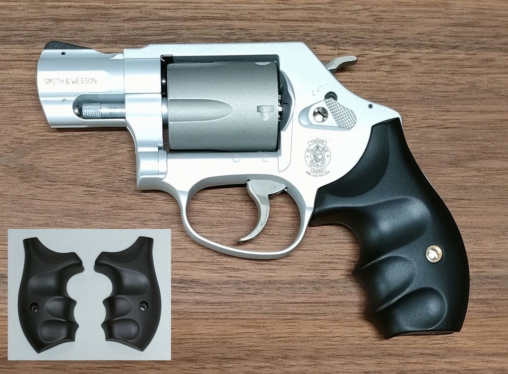 [タナカ Jフレーム用 miniコンバット ショーティグリップ マットブラック］
