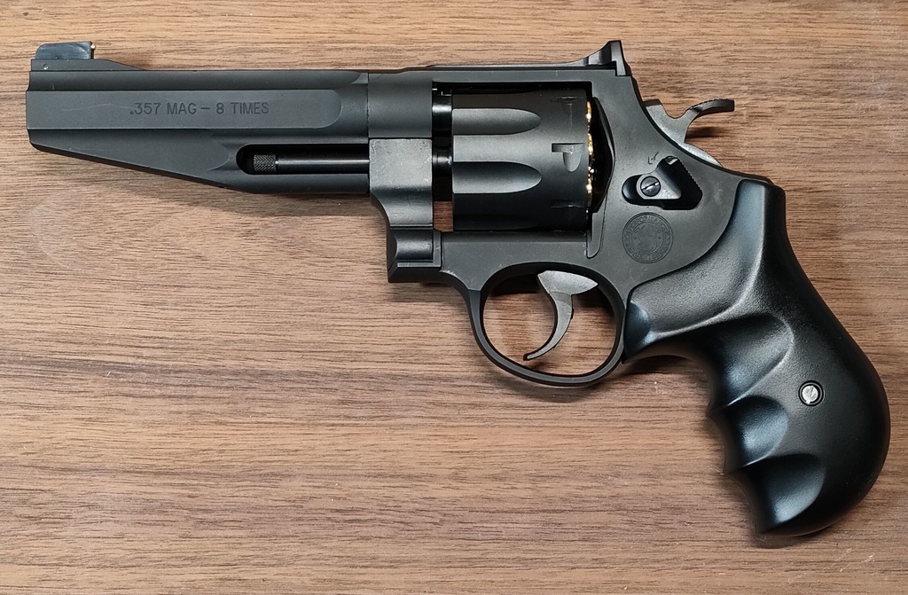 タナカ R8リボルバー用 コンバットグリップ GM-01 マットブラック