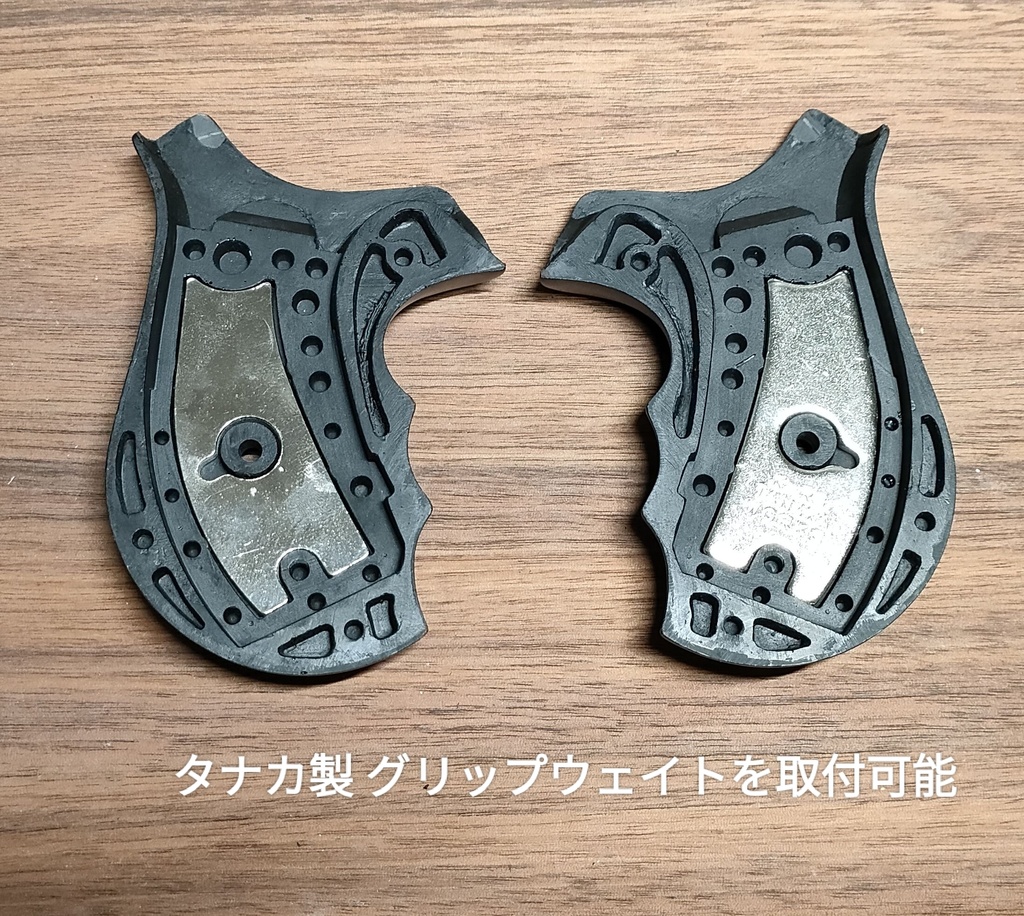 タナカ R8リボルバー用 コンバットグリップ GM-01 マットブラック