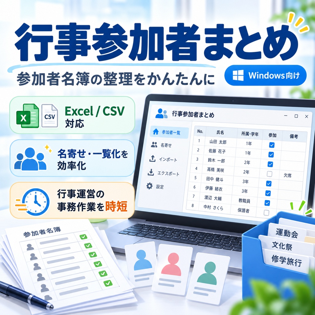行事参加者まとめ