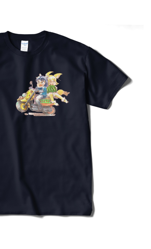 短納期タイプ『ジャパリぼっくす』白orネイビーTシャツ