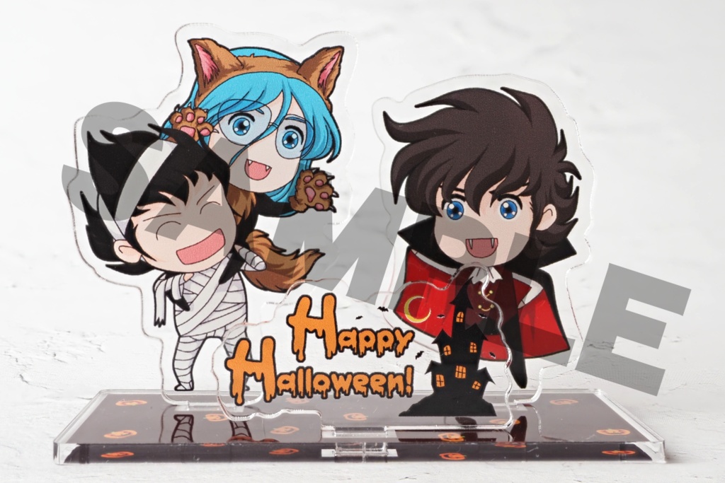 アクリルジオラマ　バーミリオン小隊ハロウィンver.　