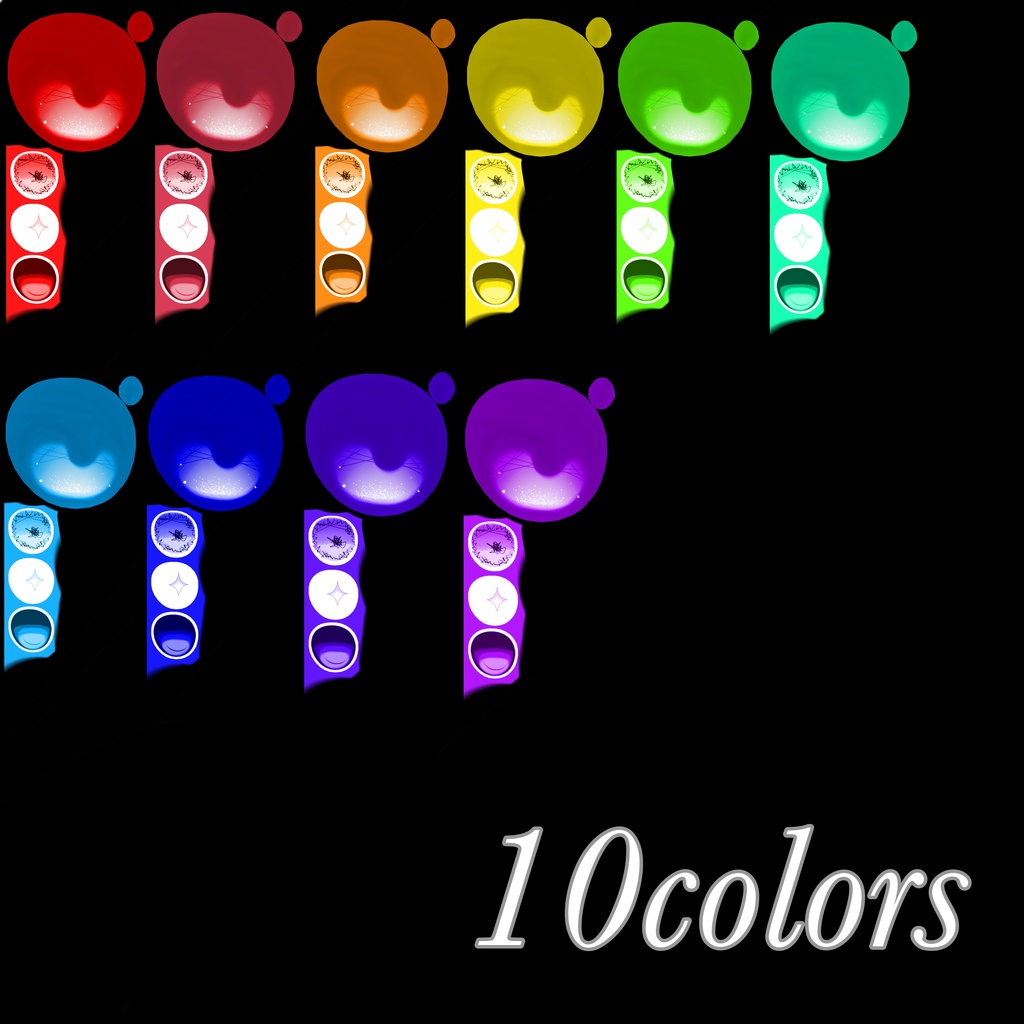 Sio/ しおちゃん eyes&make up texture