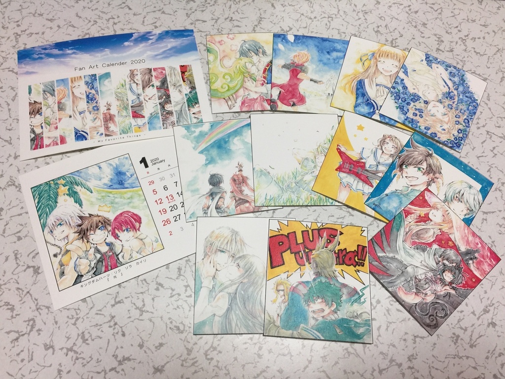 2020年 卓上カレンダー