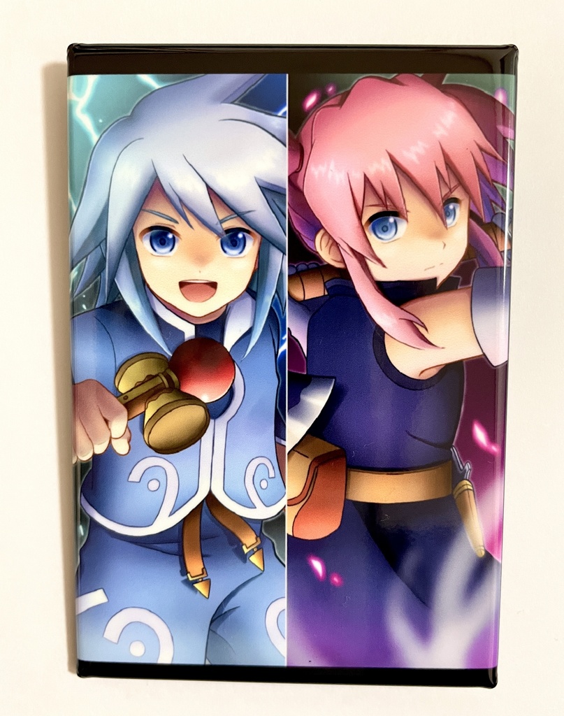 長方形缶バッジ【あんしんBOOTHパック配送】