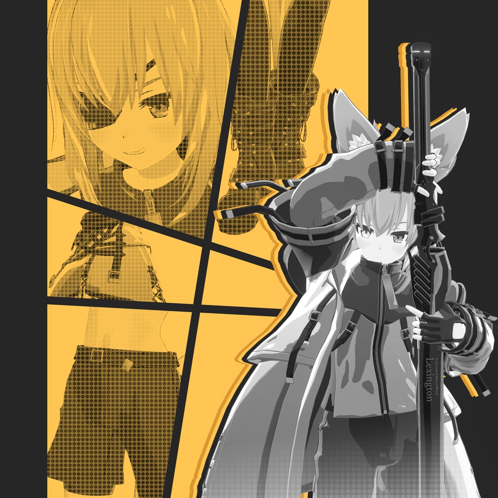 オリジナル3Dモデル】Kuzunoha [クズノハ] - アトリエ・クルル