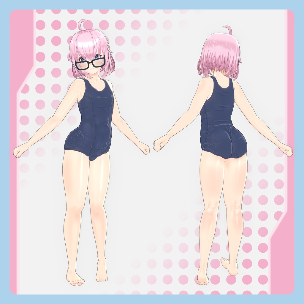 【オリジナル3Dモデル】アイネ - Aine -