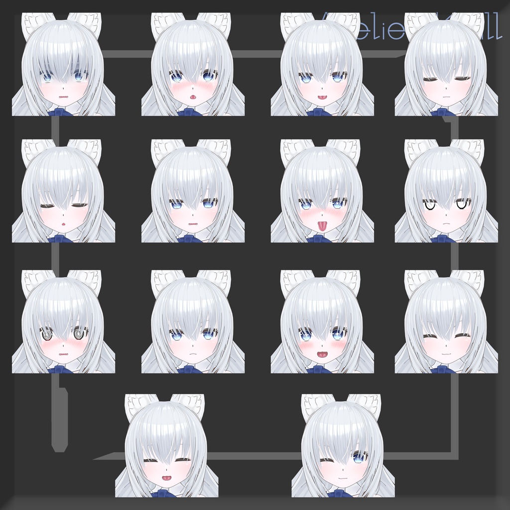 【オリジナル3Dモデル】ニーナ-Nina-