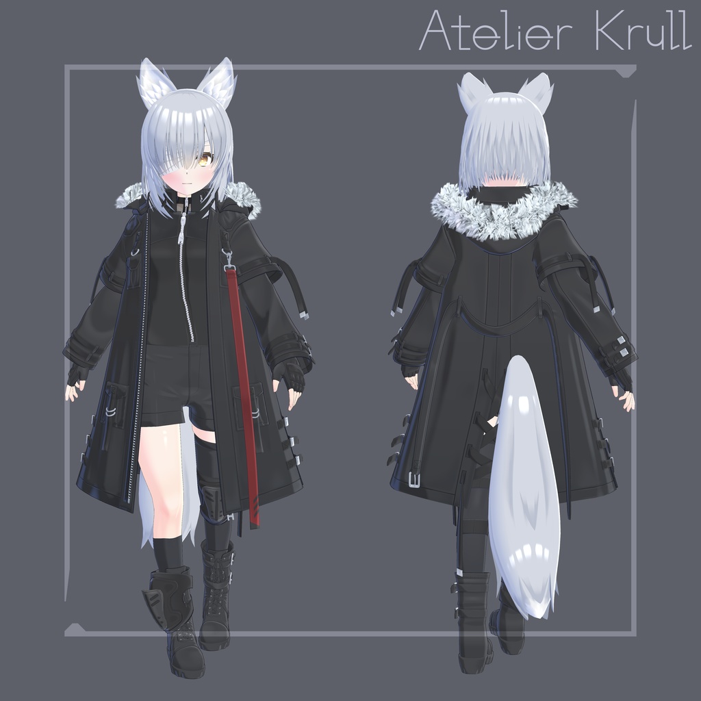 【オリジナル3Dモデル】Kuzunoha_Aftermath