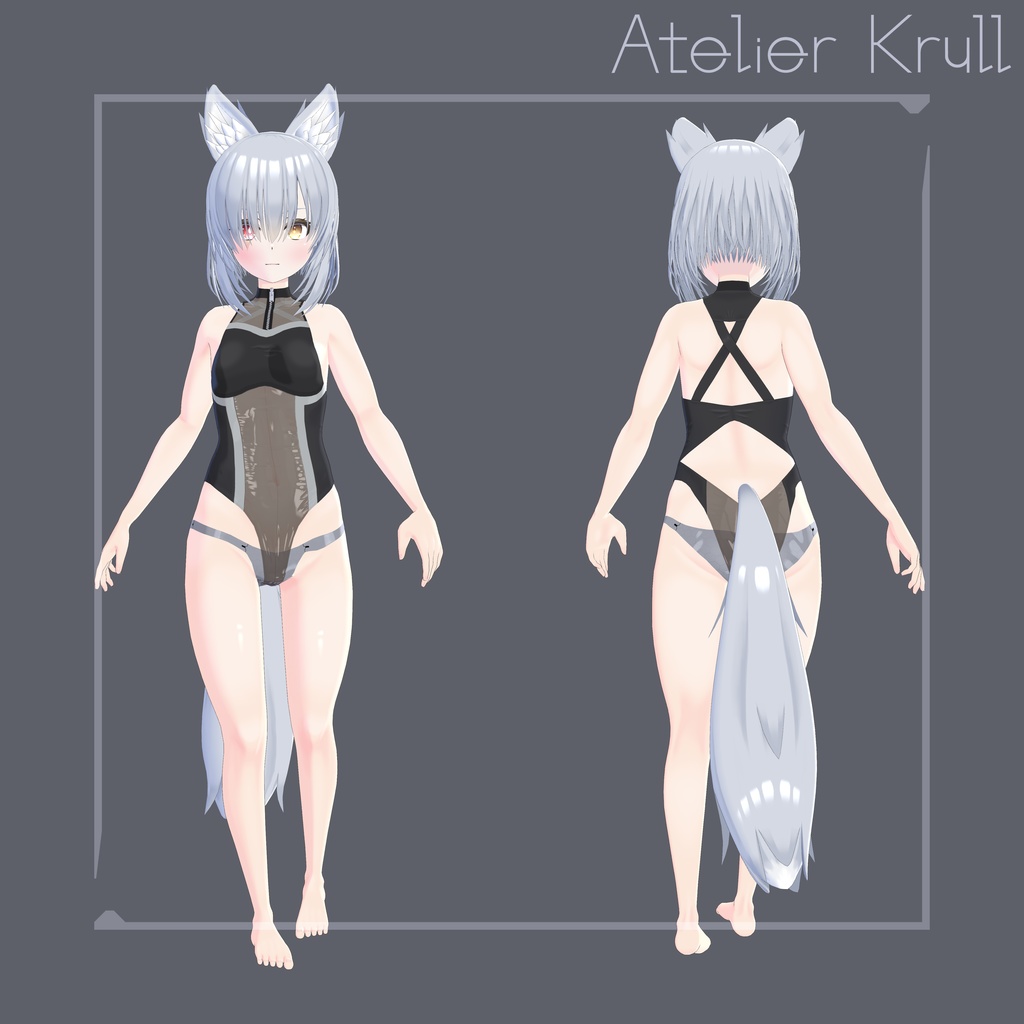 【オリジナル3Dモデル】Kuzunoha_Aftermath