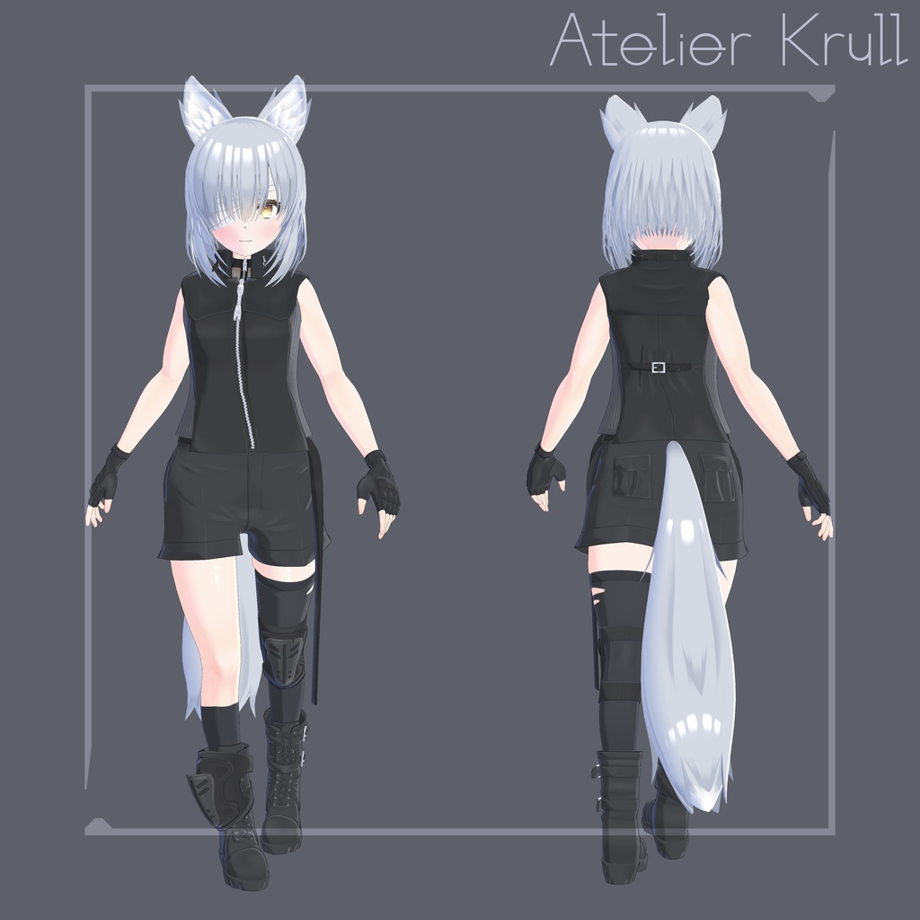 【オリジナル3Dモデル】Kuzunoha_Aftermath