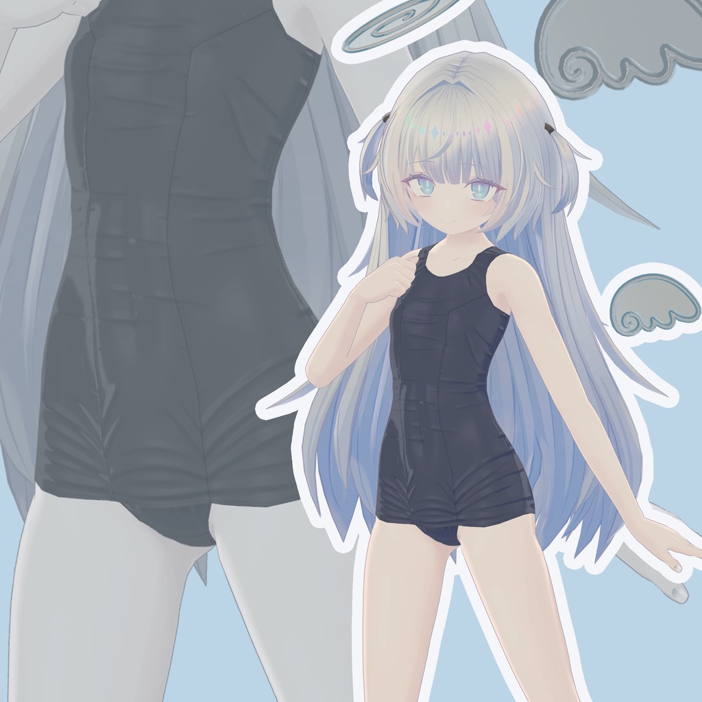 あのめあちゃん専用 旧型スクール水着