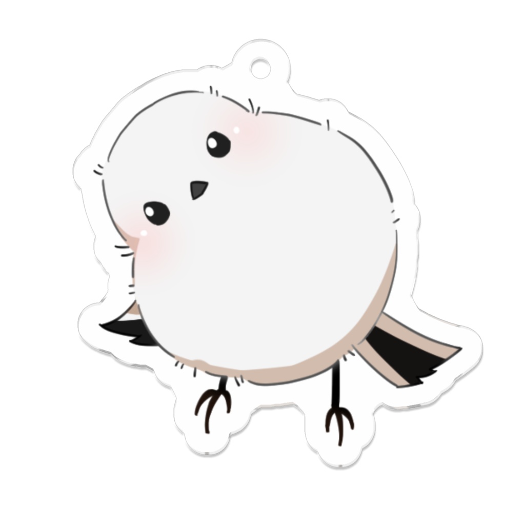 シマエナガ アクリルキーホルダー