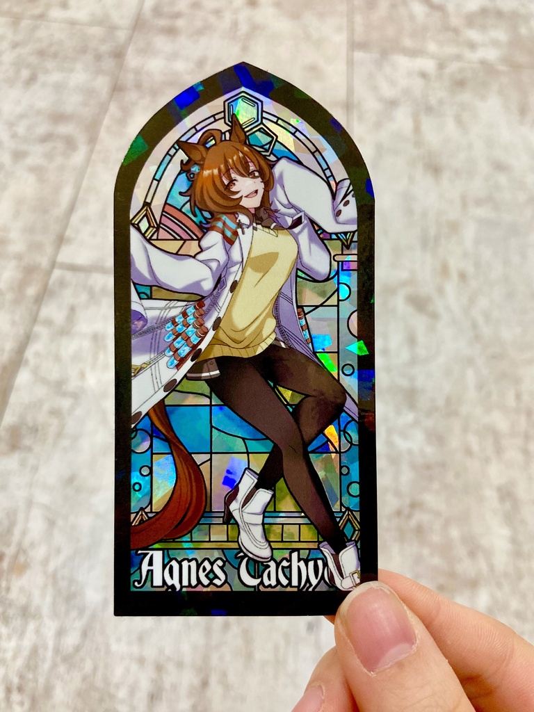 ステンドグラス風ステッカー