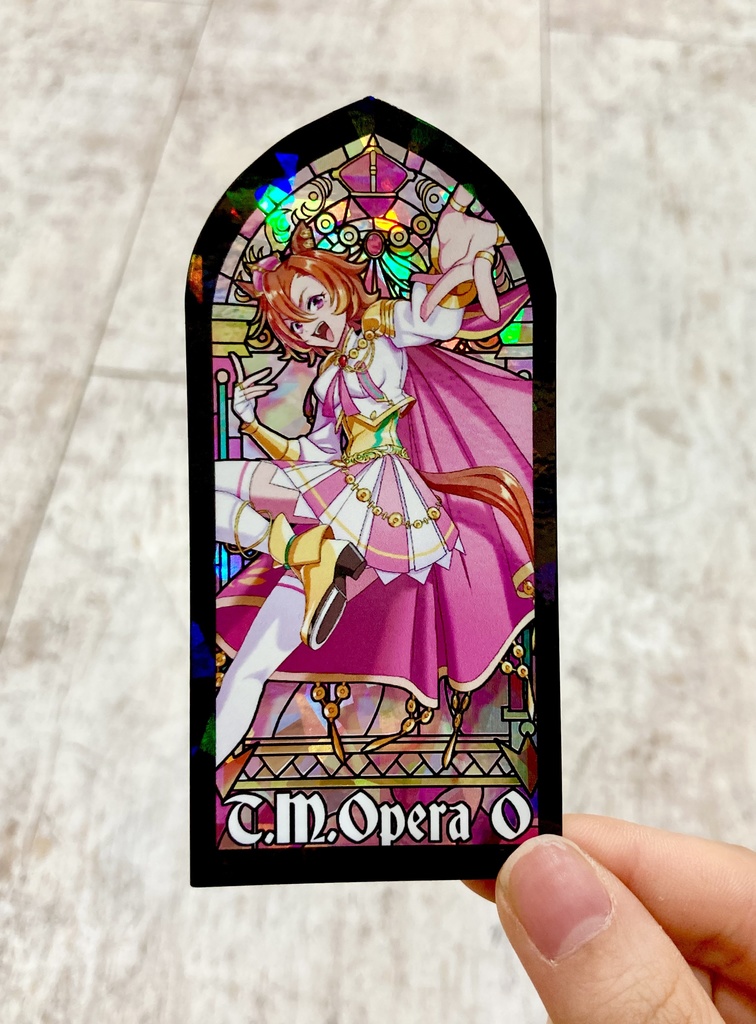 ステンドグラス風ステッカー