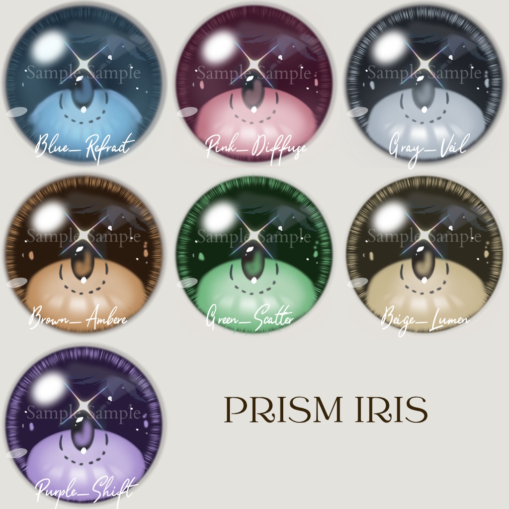 【Fyuett対応】Lume Optic 導入プレハブ:Eyetexture -Prism Iris